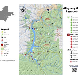 Allegheny Reservoir Map