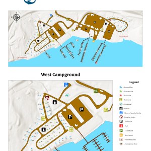 Onoville West Campground Map